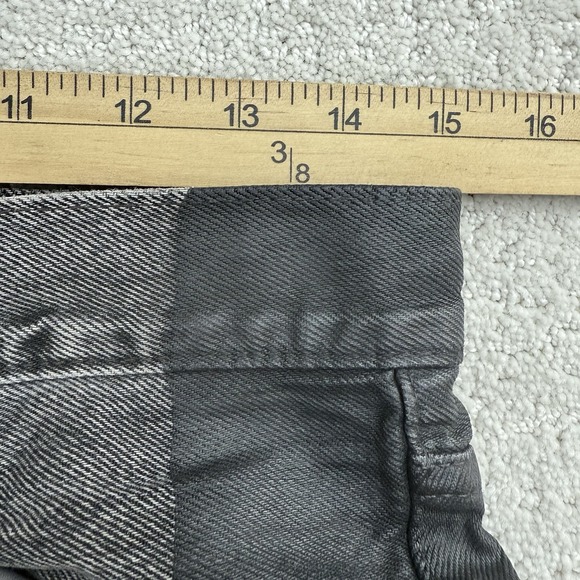 Levis Womens Baggy Dad Jeans Size 26 Black Gray Two Tone Barrel Wide Leg $98 - Picture 7 of 14